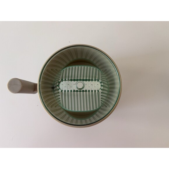 Starbucks Iced Coffee Pour Over Pitcher Green BPA Free 2013 Cone Pitcher Lid EUC - Picture 9 of 10